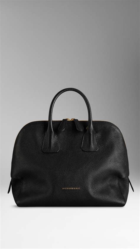 burberry grainy leather bowling bag|Burberry bowling bag sale.